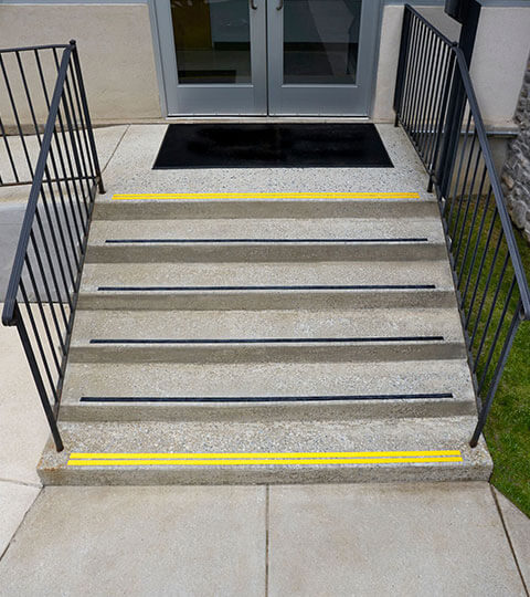 Devon-Prep-Gym-Entrance-Stairs